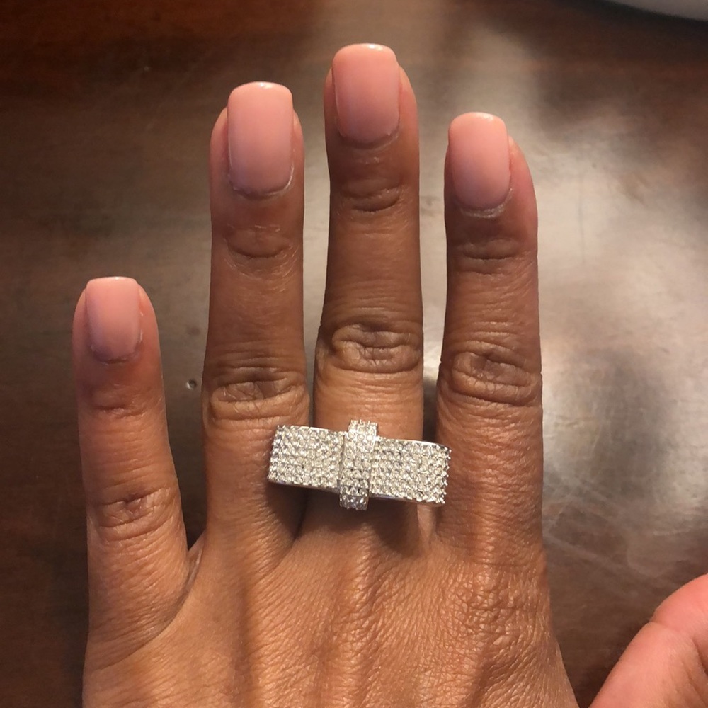 Swarovski Crystal Bow Ring